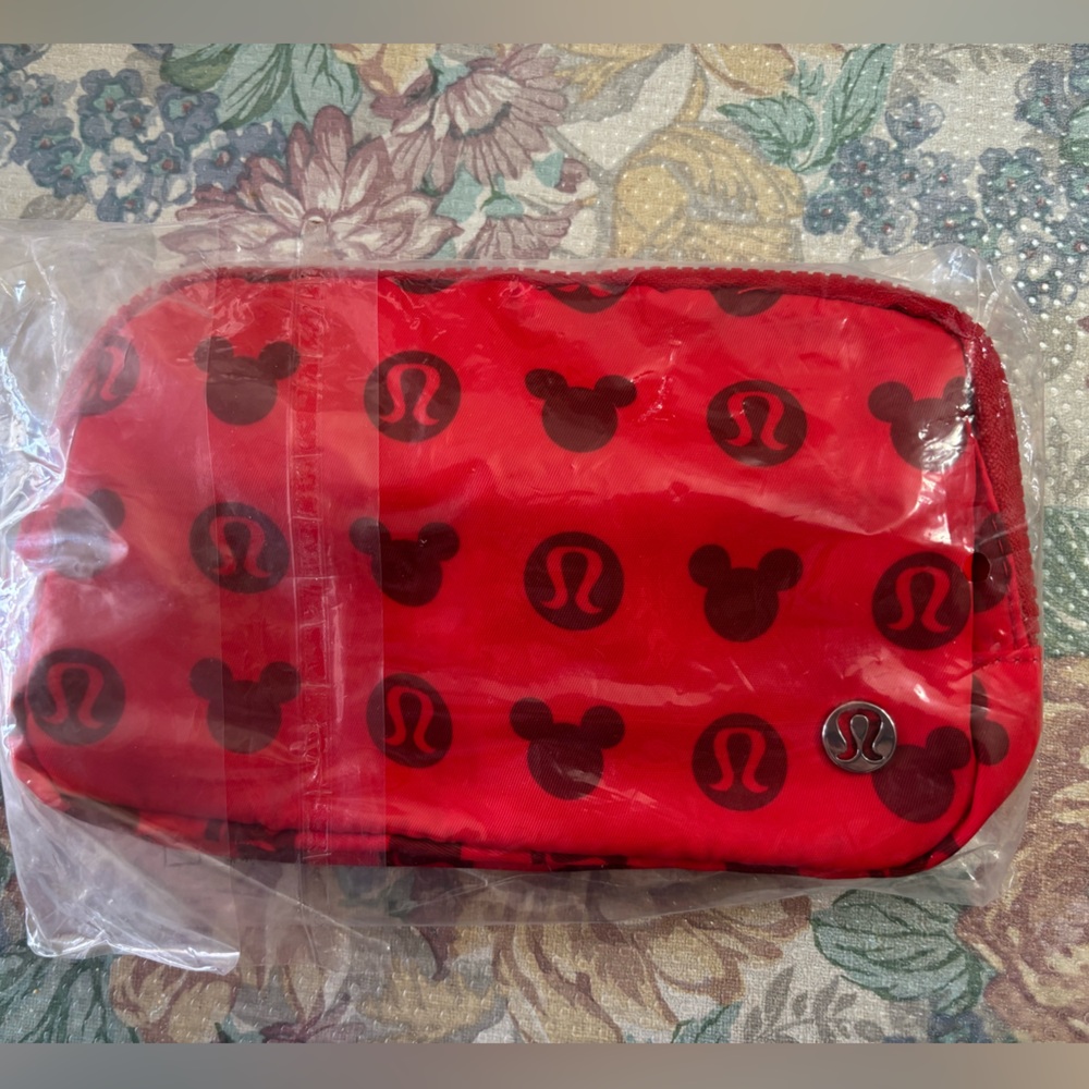 Lululemon Disney red belt bag